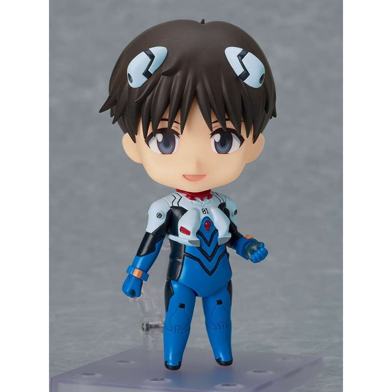 GOOD SMILE COMPANY EVANGELION 2.0 SHINJI IKARI PLUGSUIT NENDOROID PVC ACTION FIGURE GOOD SMILE COMPANY EVANGELION 2.0 SHINJI IKARI PLUGSUIT NENDOROID PVC ACTION FIGURE