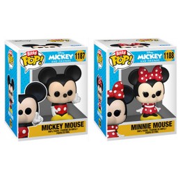 FUNKO BITTY POP! DISNEY MICKEY MOUSE e MINNIE VINYL MINI FIGURE FUNKO