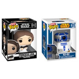 FUNKO FUNKO BITTY POP! STAR WARS PRINCESS LEIA AND R2-D2 VINYL MINI FIGURES