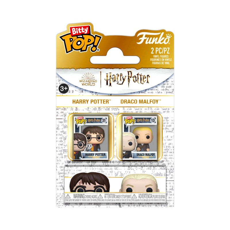 FUNKO FUNKO BITTY POP! HARRY POTTER AND DRACO MALFOY VINYL MINI FIGURES FUNKO FUNKO BITTY POP! HARRY POTTER AND DRACO MALFOY VINYL MINI FIGURES