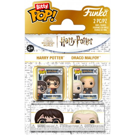 FUNKO BITTY POP! HARRY POTTER AND DRACO MALFOY VINYL MINI FIGURES