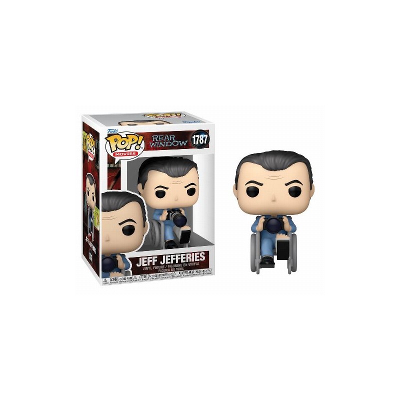 FUNKO FUNKO POP! REAR WINDOW JEFF JEFFERIES BOBBLE HEAD FIGURE FUNKO FUNKO POP! REAR WINDOW JEFF JEFFERIES BOBBLE HEAD FIGURE