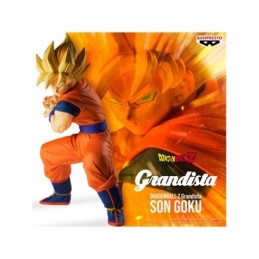 BANPRESTO DRAGON BALL Z GRANDISTA SUPER SAIYAN GOKU STATUE FIGURE