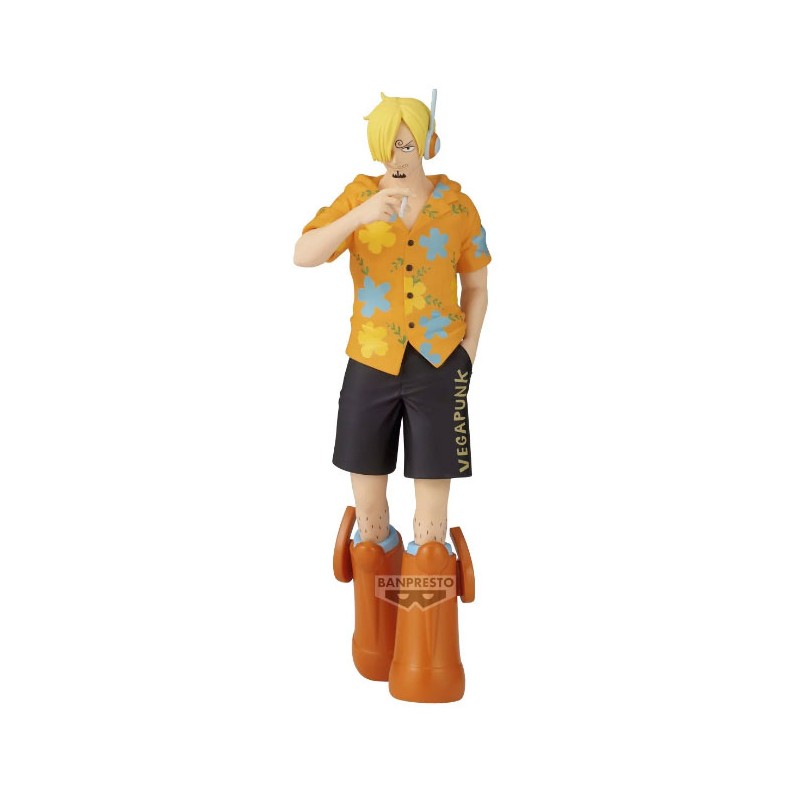 BANPRESTO ONE PIECE THE SHUKKO SANJI EGGHEAD VER. STATUE FIGURE BANPRESTO ONE PIECE THE SHUKKO SANJI EGGHEAD VER. STATUE FIGURE