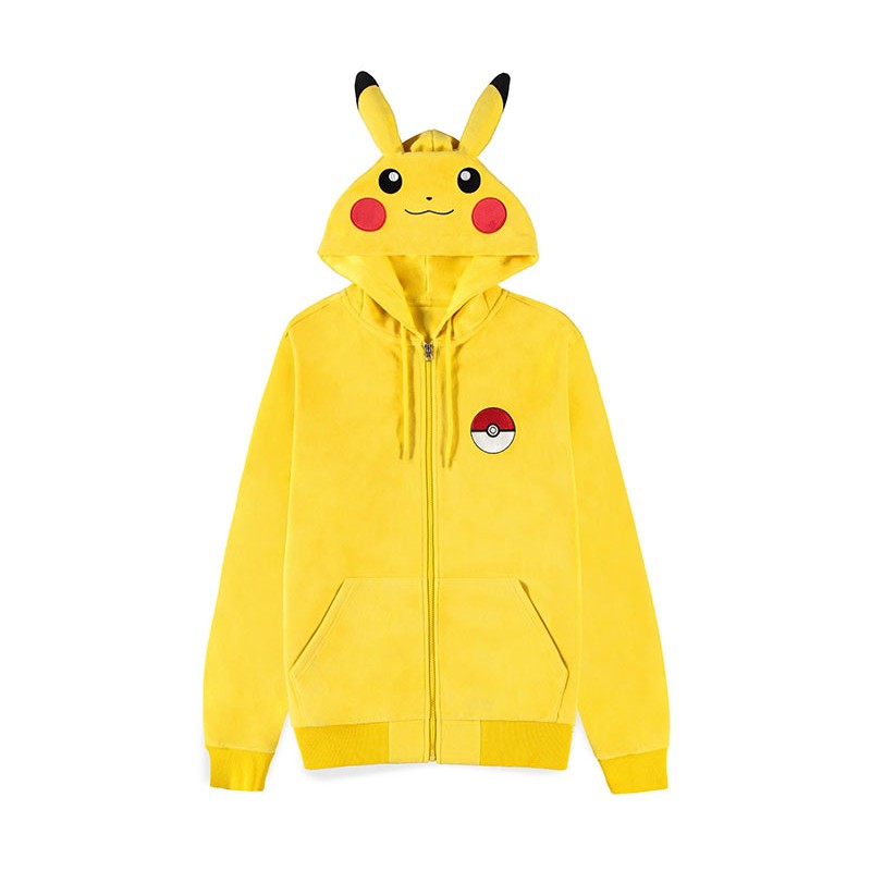 FELPA ZIP POKEMON PIKACHU TAGLIA L DIFUZED FELPA ZIP POKEMON PIKACHU TAGLIA L DIFUZED
