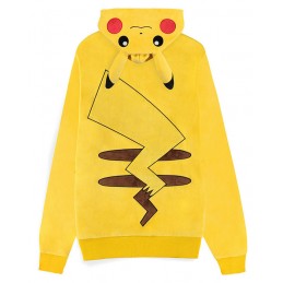 FELPA ZIP POKEMON PIKACHU TAGLIA L DIFUZED