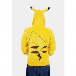 FELPA ZIP POKEMON PIKACHU TAGLIA L DIFUZED