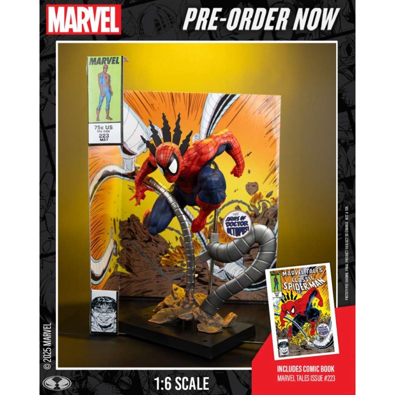 MC FARLANE MARVEL COLLECTION PVC STATUE SPIDER-MAN (MARVEL TALES 223) 1/6 SCALE STATUE FIGURE MC FARLANE MARVEL COLLECTION PVC STATUE SPIDER-MAN (MARVEL TALES 223) 1/6 SCALE STATUE FIGURE