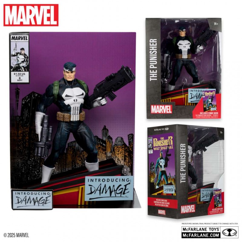 MC FARLANE MARVEL COLLECTION PVC STATUE THE PUNISHER (PUNISHER WAR JOURNAL 8) 1/6 SCALE STATUE FIGURE MC FARLANE MARVEL COLLECTION PVC STATUE THE PUNISHER (PUNISHER WAR JOURNAL 8) 1/6 SCALE STATUE FIGURE