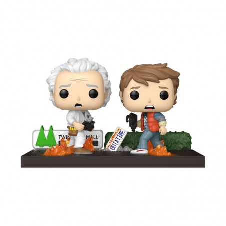 FUNKO POP! BACK TO THE FUTURE DOC & MARTY BOBBLE HEAD FIGURE