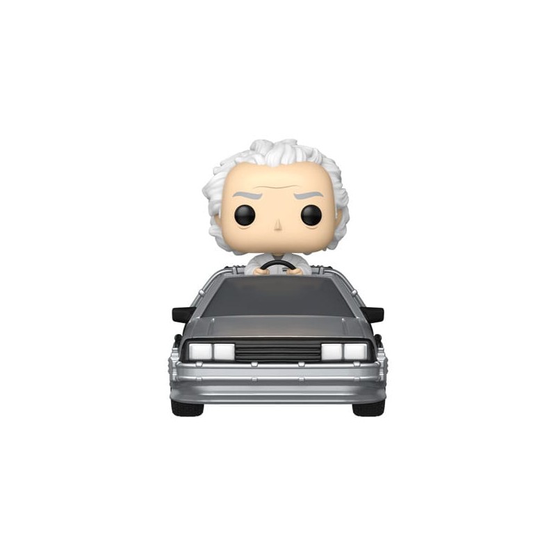 FUNKO FUNKO POP! RIDES BACK TO THE FUTURE DOC WITH TIME MACHINE PVC BOBBLE HEAD FIGURE FUNKO FUNKO POP! RIDES BACK TO THE FUTURE DOC WITH TIME MACHINE PVC BOBBLE HEAD FIGURE