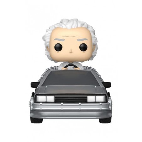 FUNKO POP! BACK TO THE FUTURE DOC WITH TIME MACHINE BOBBLE HEAD FIGURE