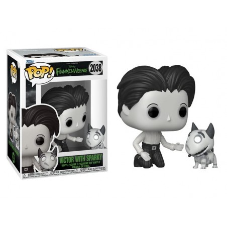 FUNKO POP! FRANKENWEENIE VICTOR WITH SPARKY PVC BOBBLE HEAD FIGURE