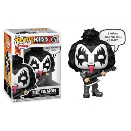 FUNKO POP! ROCKS KISS THE DEMON PVC BOBBLE HEAD FIGURE