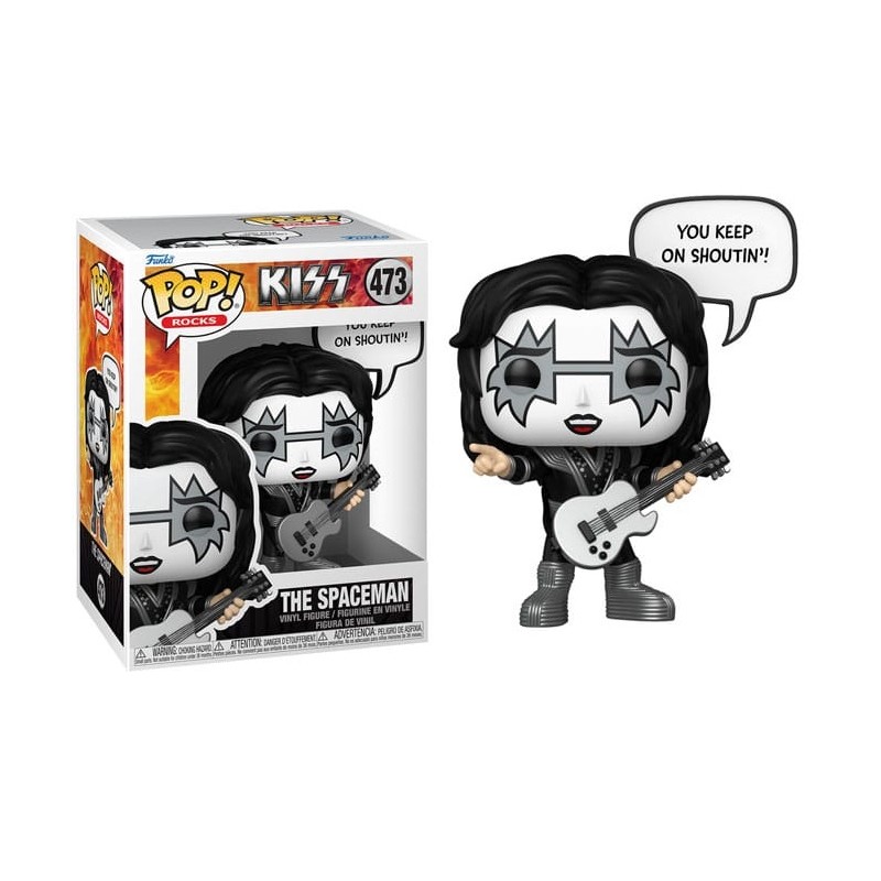 FUNKO FUNKO POP! ROCKS KISS THE SPACEMAN PVC BOBBLE HEAD FIGURE FUNKO FUNKO POP! ROCKS KISS THE SPACEMAN PVC BOBBLE HEAD FIGURE