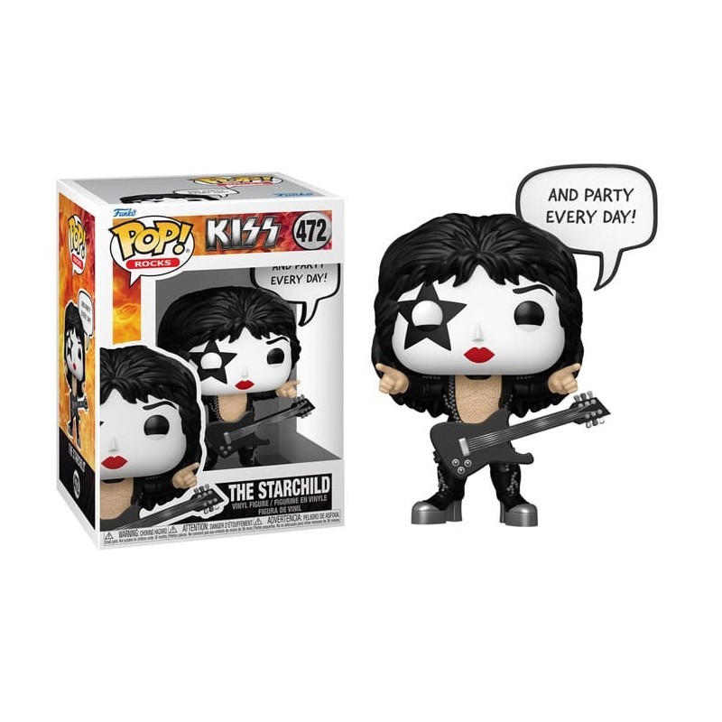FUNKO FUNKO POP! ROCKS KISS THE STARCHILD PVC BOBBLE HEAD FIGURE FUNKO FUNKO POP! ROCKS KISS THE STARCHILD PVC BOBBLE HEAD FIGURE