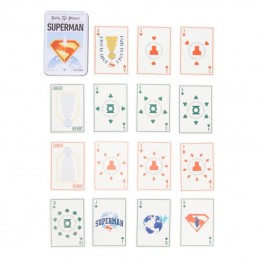 DC SUPERMAN POKER PLAYING CARDS TIN SET MAZZO CARTE DA GIOCO PALADONE PRODUCTS