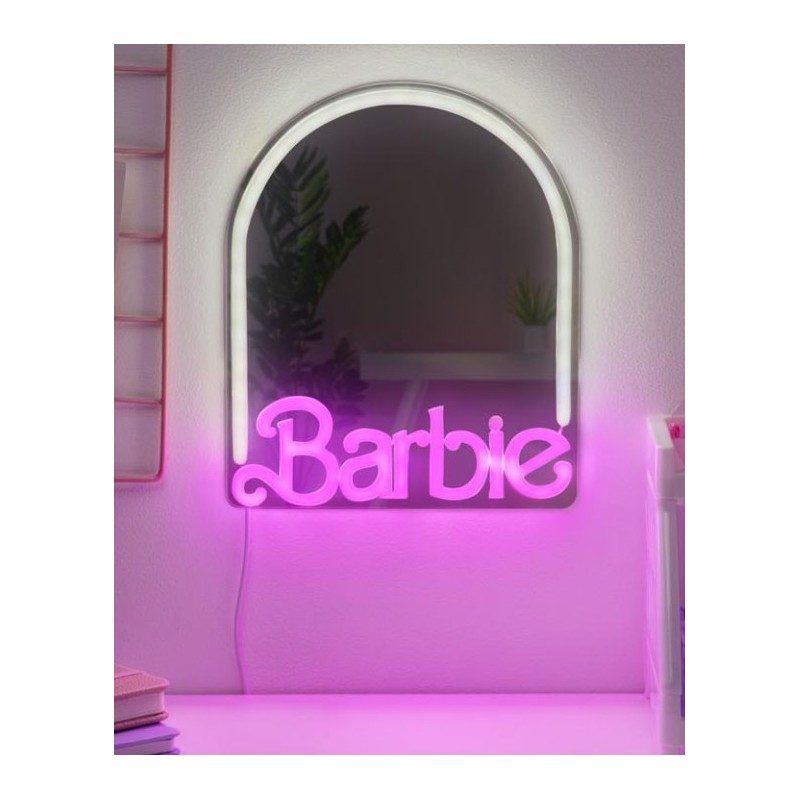 BARBIE LED NEON DECORATIVE MIRROR LIGHT SPECCHIO LAMPADA PALADONE PRODUCTS BARBIE LED NEON DECORATIVE MIRROR LIGHT SPECCHIO LAMPADA PALADONE PRODUCTS