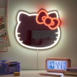 HELLO KITTY LED NEON DECORATIVE MIRROR LIGHT SPECCHIO LAMPADA PALADONE PRODUCTS