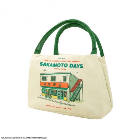 SAKAMOTO DAY THE LEGENDARY HITMAN WHITE THERMAL LUNCH BAG BORSA TERMICA
