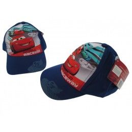 CAPPELLO BASEBALL CAP DISNEY CARS WORLD RACEWAY BLU ROYAL