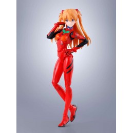 BANDAI NEON GENESIS EVANGELION ASUKA SHIKINAMI LANGLEY S.H. FIGUARTS SERIES PVC ACTION FIGURE