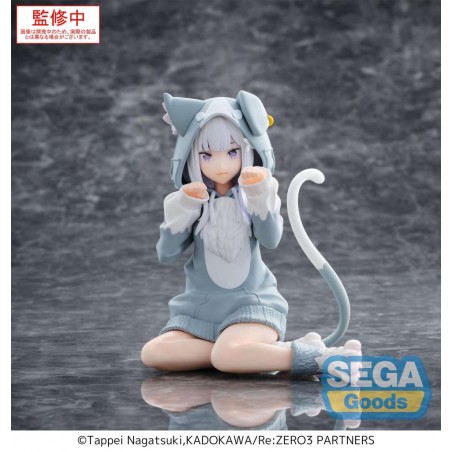 RE:ZERO EMILIA MOFUMOFU PACK YUMEMIRIZE STATUA FIGURE