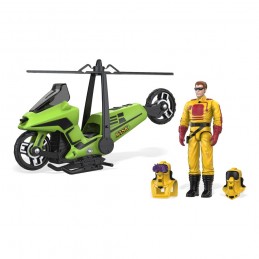 M.A.S.K. BRAD CHOPPER TURNER WITH CONDOR ACTION FIGURE THE LOYAL SUBJECTS