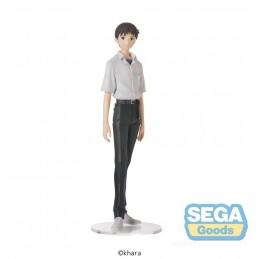REBUILD OF EVANGELION SHINJI IKARI UNIFORM HIGH PREMIUM STATUA FIGURE SEGA GOODS