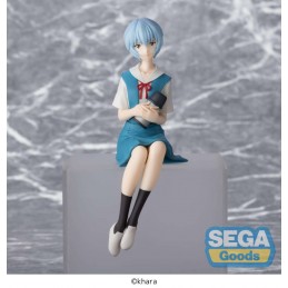 REBUILD OF EVANGELION REI AYANAMI PM PERCHING STATUA FIGURE SEGA GOODS