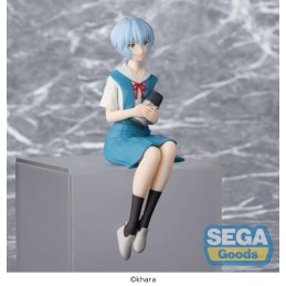 REBUILD OF EVANGELION REI AYANAMI PM PERCHING STATUA FIGURE SEGA GOODS