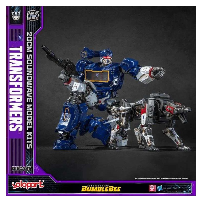 TRANSFORMERS BUMBLEBEE SOUNDWAVE MODEL KIT AMK PRO SERIES ACTION FIGURE YOLOPARK TRANSFORMERS BUMBLEBEE SOUNDWAVE MODEL KIT AMK PRO SERIES ACTION FIGURE YOLOPARK