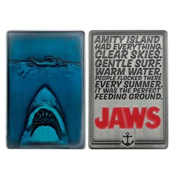 JAWS LO SQUALO 50TH ANNIVERSARY MOVIE POSTER LINGOTTO IN METALLO FANATTIK