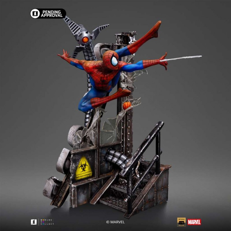 IRON STUDIOS SPIDER-MAN 10TH ANN. BDS ART SCALE 1/10 STATUE RESIN FIGURE