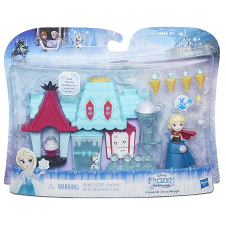 DISNEY FROZEN LITTLE KINGDOM ARENDELLE TREAT SHOPPE DIORAMA  ACTION FIGURE