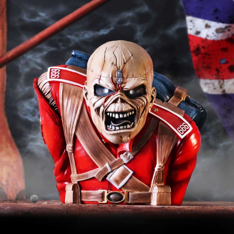 NEMESIS NOW IRON MAIDEN THE TROOPER EDDIE BUST BOX FIGURE NEMESIS NOW IRON MAIDEN THE TROOPER EDDIE BUST BOX FIGURE
