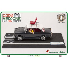 INFINITE STATUE BIANCO ROSSO E VERDONE MIMMO SU FIAT 1100 1/18 SCALE FIGURE REPLICA