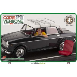 INFINITE STATUE BIANCO ROSSO E VERDONE MIMMO SU FIAT 1100 1/18 SCALE FIGURE REPLICA