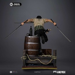 IRON STUDIOS ONE PIECE NETFLIX RORONOA ZORO ART SCALE 1/10 RESIN STATUE FIGURE