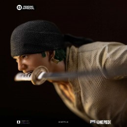 IRON STUDIOS ONE PIECE NETFLIX RORONOA ZORO ART SCALE 1/10 RESIN STATUE FIGURE