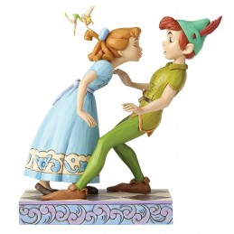 ENESCO DISNEY TRADITIONS PETER PAN WENDY TINKER BELL STATUE RESIN FIGURE