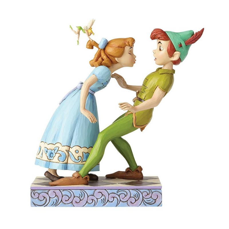 DISNEY TRADITIONS PETER PAN WENDY TRILLI STATUA RESIN FIGURE ENESCO