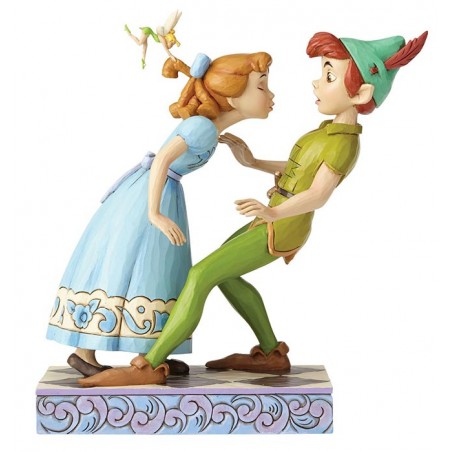DISNEY TRADITIONS PETER PAN WENDY TRILLI STATUA RESIN FIGURE