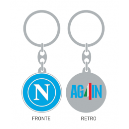 NAPOLI SSC AG4IN METAL KEYCHAIN