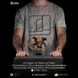 IL SIGNORE DEGLI ANELLI BALROG MINICO FIGURE STATUA IRON STUDIOS