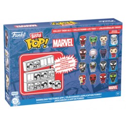 FUNKO FUNKO BITTY POP! MARVEL SPIDER-MAN 4 PACK CHASE EDITION VINYL MINI FIGURES