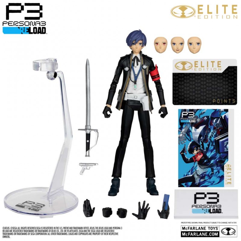 PERSONA 3 RELOAD THE PROTAGONIST ELITE EDITION ACTION FIGURE MC FARLANE