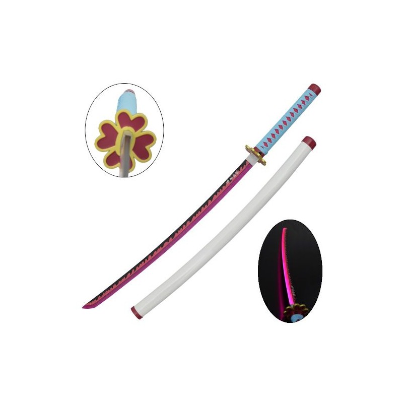DEMON SLAYER KANAO MITSURI KANRONJI KATANA IN PLASTICA A LED REPLICA 103CM