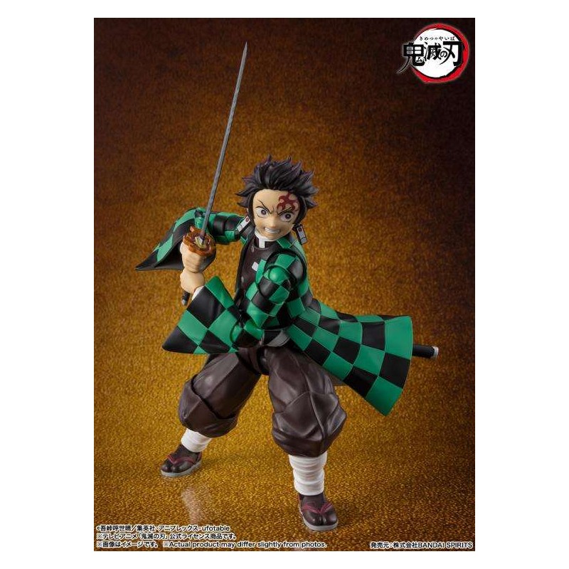 DEMON SLAYER TANJIRO KAMADO FINAL BATTLE IN THE INFINITY CASTLE S.H. FIGUARTS ACTION FIGURE BANDAI