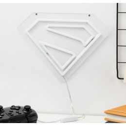 SUPERMAN LOGO LED NEON LIGHT LAMPADA DA MURO PALADONE PRODUCTS